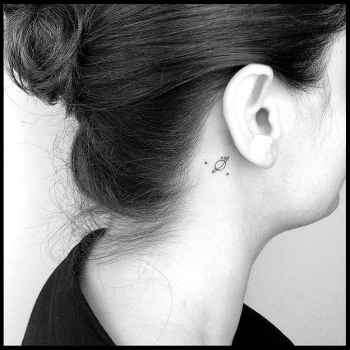 Behind the Ear Tattoo