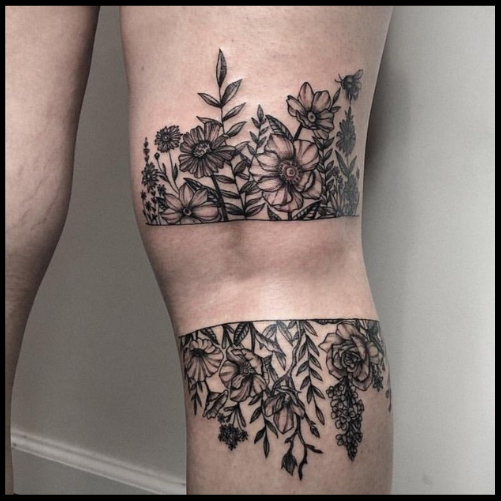 Behind the Knee Tattoo