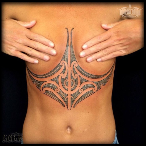Breastbone Tattoo