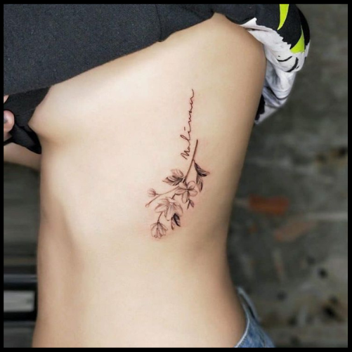 Delicate Flower Small Tattoo Ideas For Women
