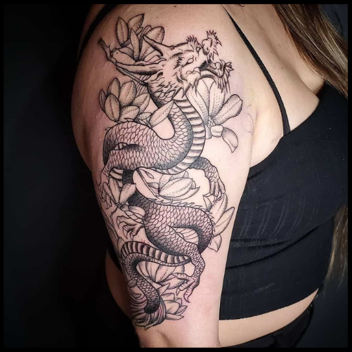 Dragon Sleeve Tattoo