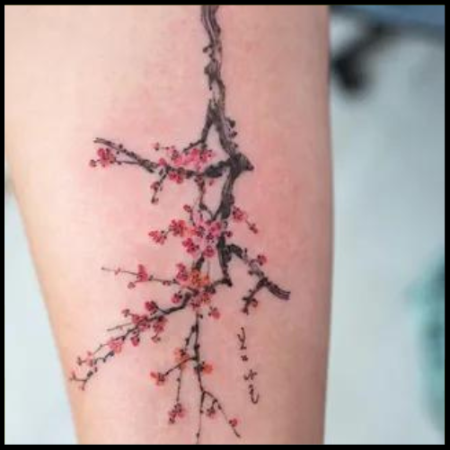 Wildflower Arm Tattoo