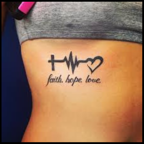 Heartbeat line Tattoo
