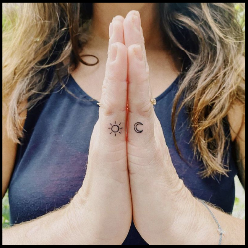 Outer Edge Hand Tattoo