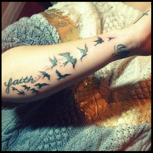 Reversible Arm Tattoo
