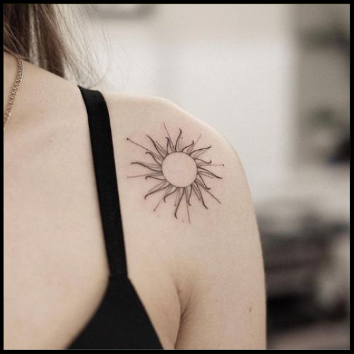 Sun Arm Tattoo