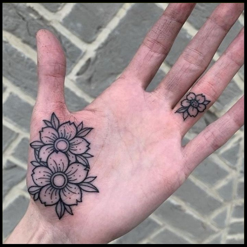 Palm Hand Tattoo