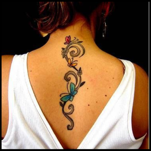 Upper Back Tattoo