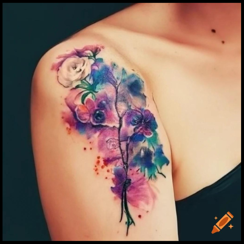 Flower Arm Tattoo