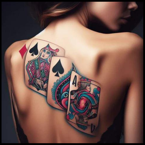 Ace Back Tattoo