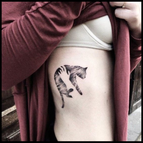 Animal Negative Space Tattoo Negative Space Tattoo Ideas