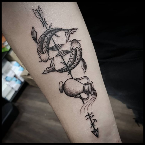 Baby Shark Aquarius Tattoo Idea