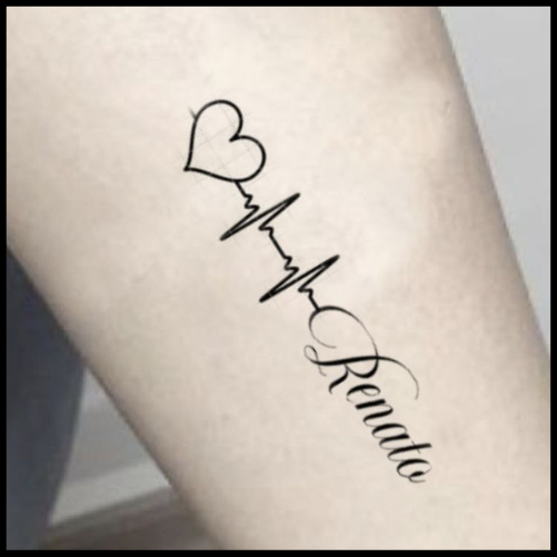 Beating Heart Aquarius Tattoo