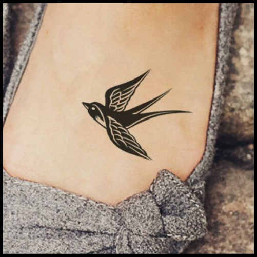Black Sparrow Tattoo