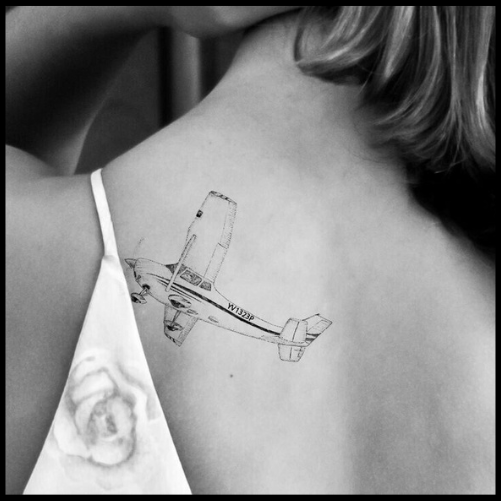 Black and White Airplanes