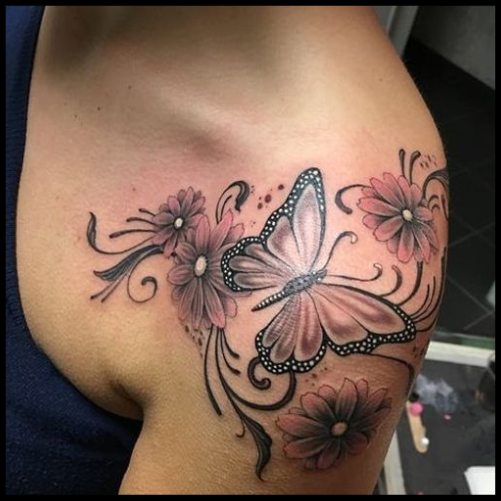 Butterfly Aquarius Tattoo