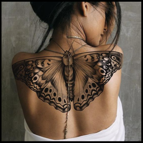 Butterfly Back Tattoo
