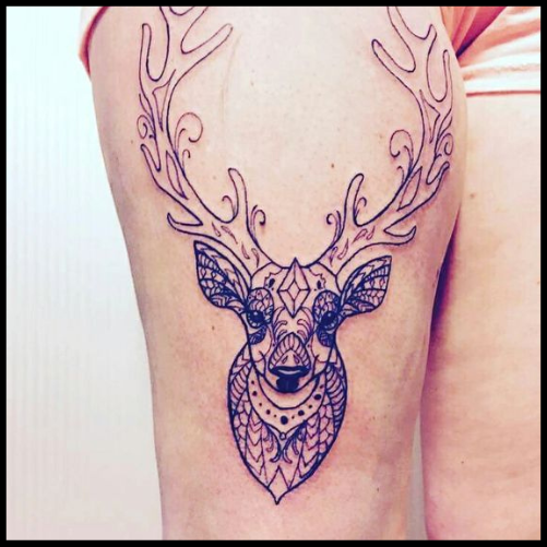  Celtic Deer Tattoo