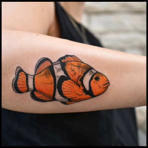 Clown Fish Tattoo