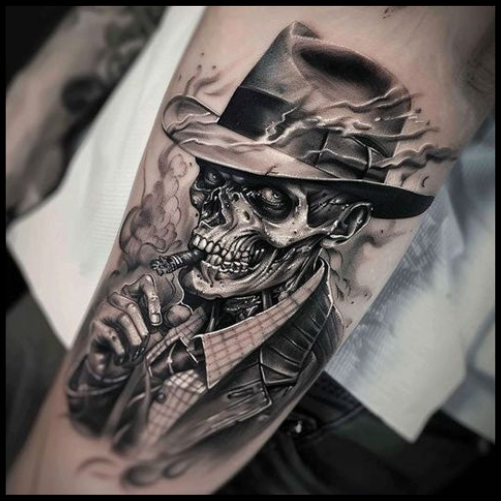 Clown Skull Tattoo