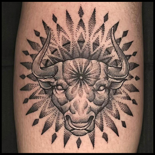 Confidence-Inspired Taurus Tattoo