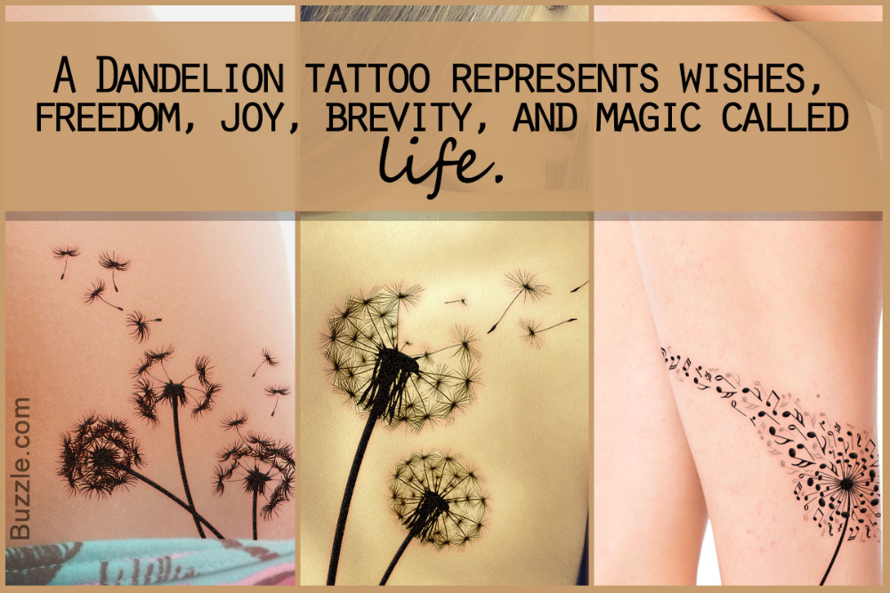 Dandelion Tattoo Ideas