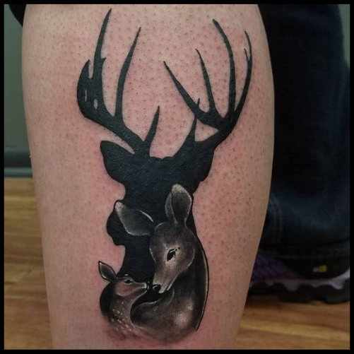  Deer Family Tattoo
