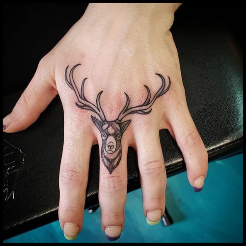  Deer Hand Tattoo Deer Tattoo Ideas