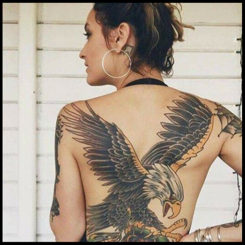 Eagle Back Tattoo