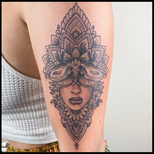 Geometric Sleeve Tattoo