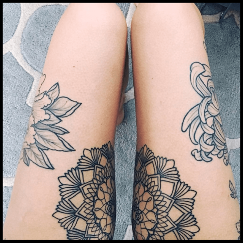 Inner Thigh Tattoos
