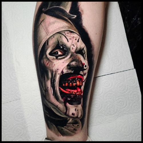 Killer Clown Tattoo
