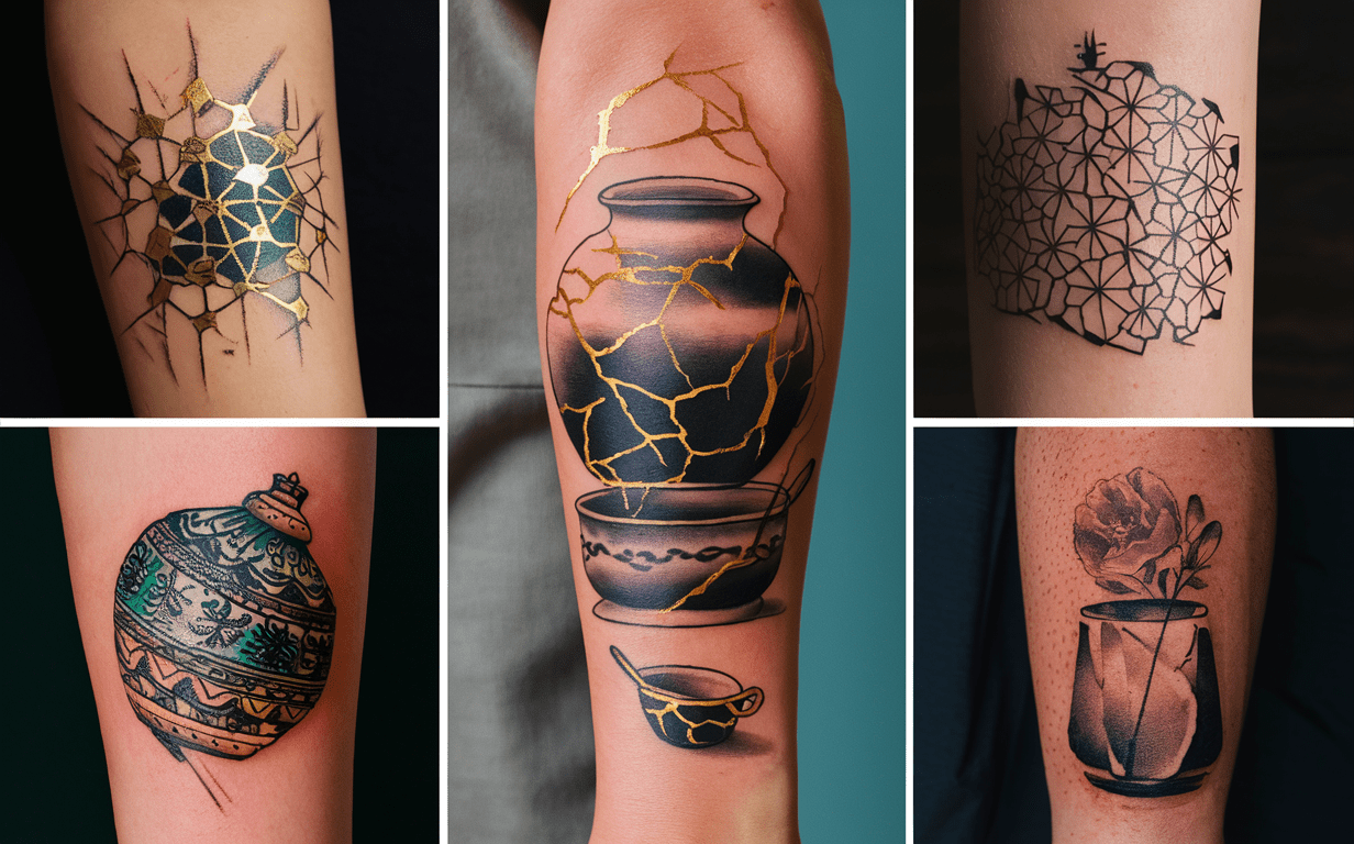Kintsugi Tattoo Ideas