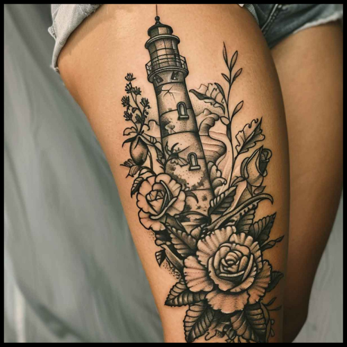  Lighthouse Tattoos
