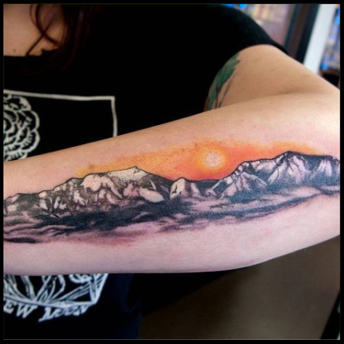 Nature-Inspired Sleeve Tattoo