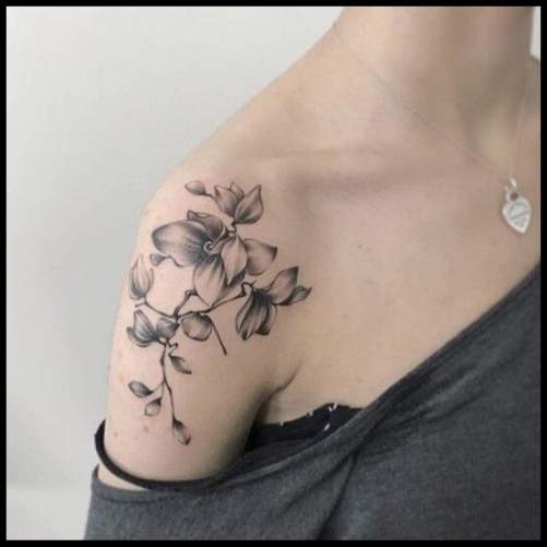 Orchid Shoulder TattooOrchid Tattoo Ideas