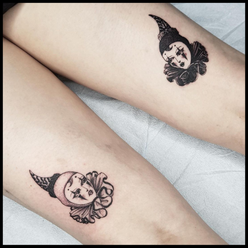 Pierrot Clown Tattoo