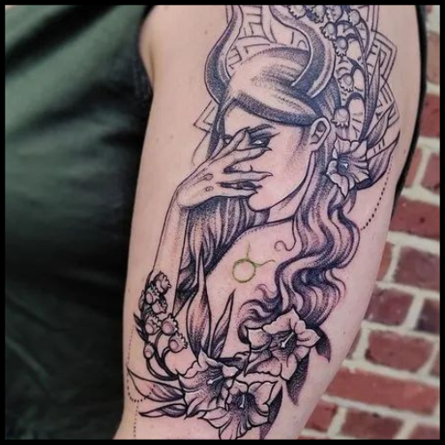 Pink Peony Design for a Taurus Tattoo