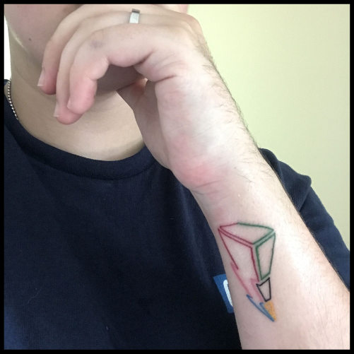 Power Rangers Lightning Bolt Tattoo