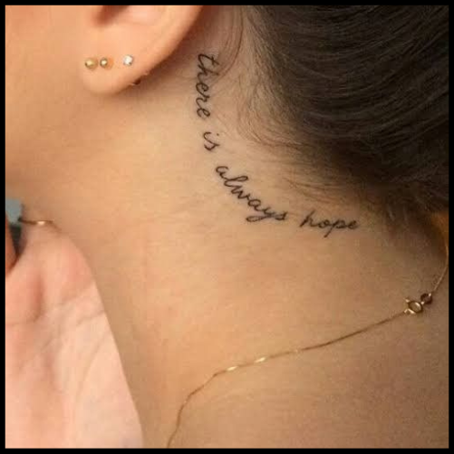 Quote Neck Tattoos