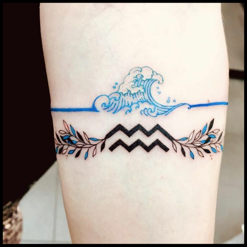 Rare Aquarius Tattoo