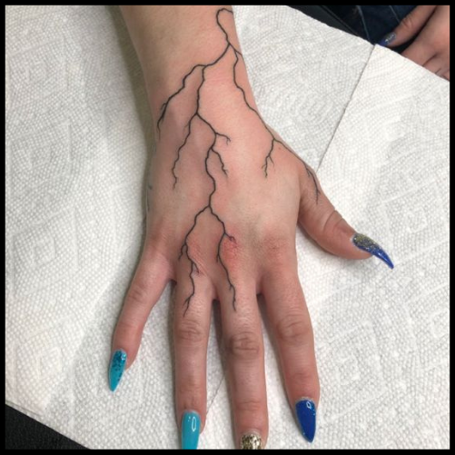 Realistic Lightning Bolt Tattoo Lightning Bolt Tattoo Ideas