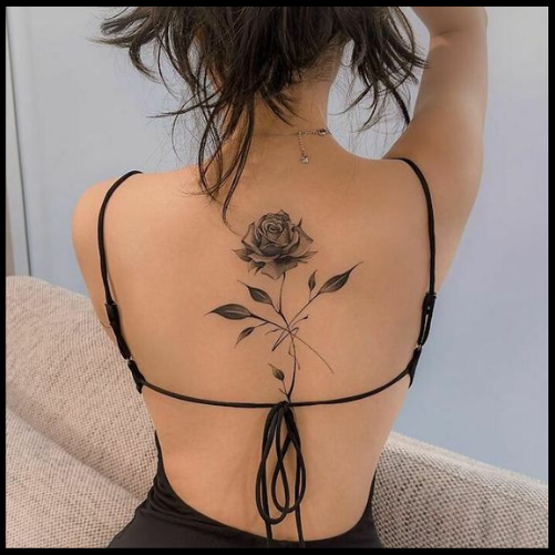 Rose Back Tattoo