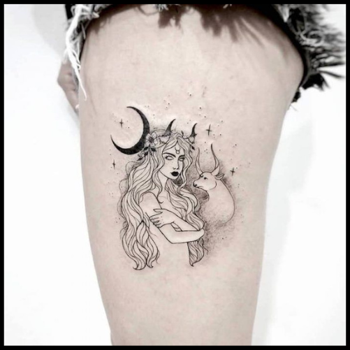Sensual Taurus Tattoo