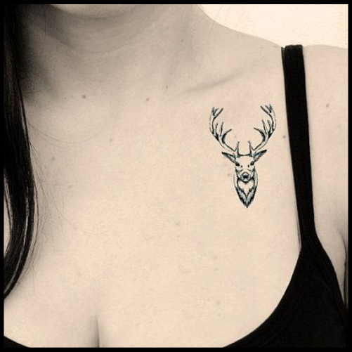  Small Deer Tattoo