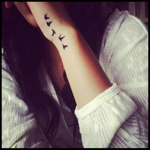 Sparrow Wrist Tattoo