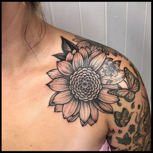 Sunflower Tattoo