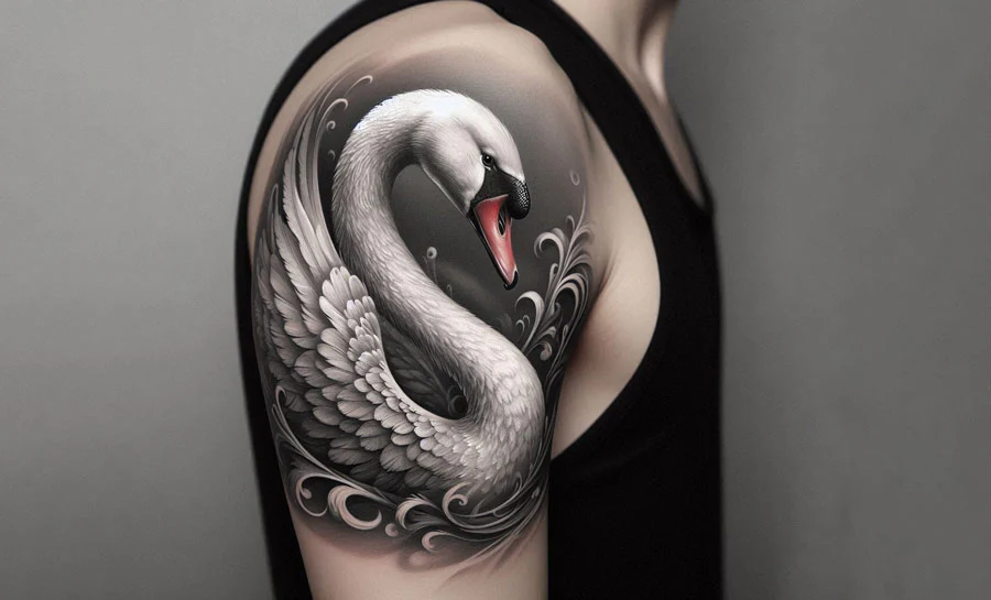 35 Swan Tattoo Ideas