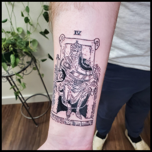 The Emperor Tarot Card Tattoo Tarot Card Tattoo Ideas