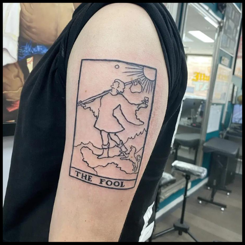 The Fool Tarot Card Tattoo